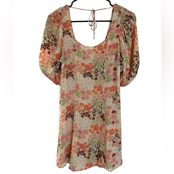 NWOT Free People Callie Printed Floral Tunic - Picture 7 of 15